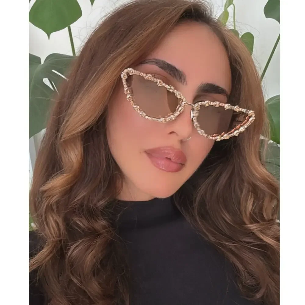 NEW Dior MissDior B1U Sunglasses in Gold Crystal Embellished